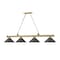 Z-Lite Cordon 4 Light Billiard, Rubbed Brass & Bronze 2306-4RB-BRZ15 - alternate 6